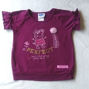 Size 3T "Perfect" Peppa Pig shirt